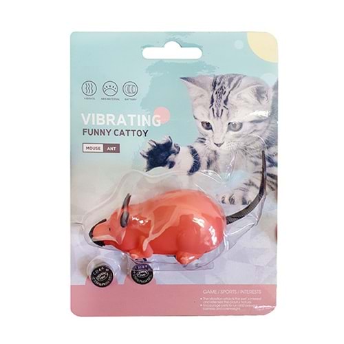D-PETS TİTREŞİMLİ FARE KEDİ OYUNCAK