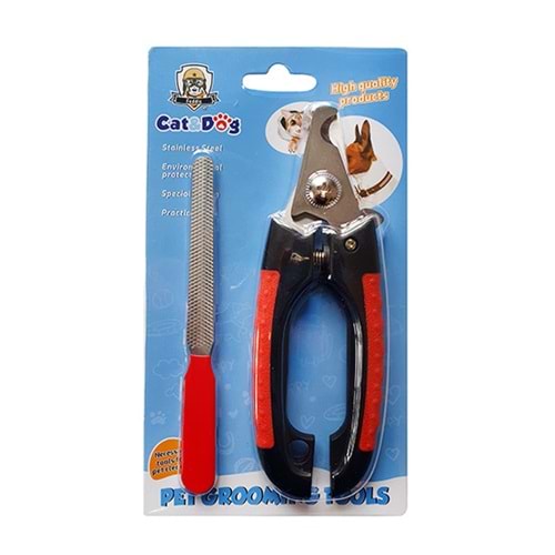 D-PETS CAT&DOG TÖRPÜLÜ TIRNAK MAKASI SETİ BÜYÜK