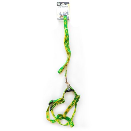 D-PETS PATİ DESENLİ GEZDİRME TASMA 1,5 CM