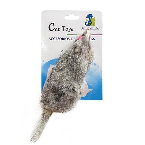 D-PETS BÜYÜK PELUŞ FARE KEDİ OYUNCAK