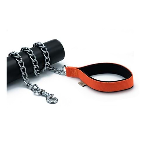 DOGGİE KONFOR DOKUMA ZİNCİR GEZDİRME TURUNCU 4X110 CM
