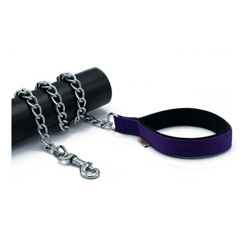 DOGGİE KONFOR DOKUMA ZİNCİR GEZDİRME MOR 4X110 CM