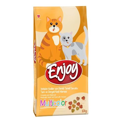 ENJOY 10 KG YETİŞKİN KEDİ MULTİ COLOR TAVUKLU
