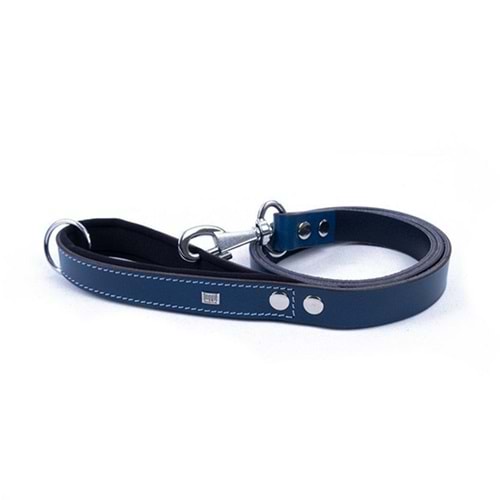 DOGGİE KONFOR DERİ GEZDİRME ROYAL MAVİ 2,5X120 CM