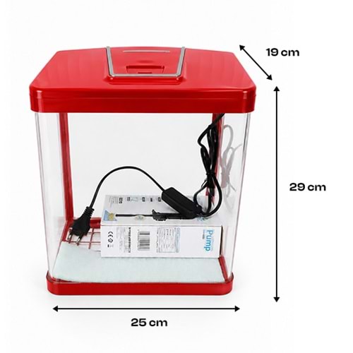 YANGWANG FISH TANK JW-260 KIRMIZI