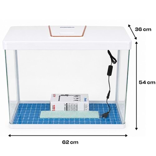 YANGWANG FISH TANK JW-620 BEYAZ