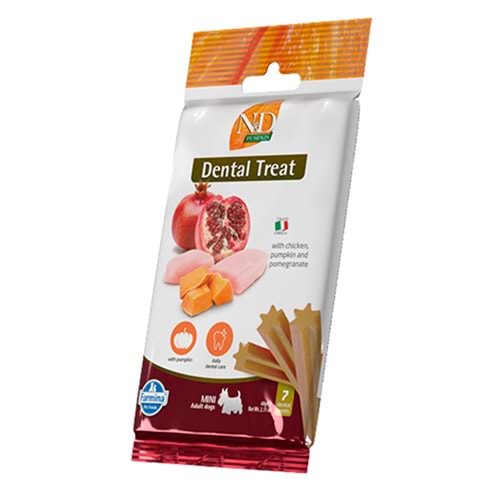 N&D 60 GR DENTAL KÖPEK ÖDÜLÜ MİNİ IRK TAVUKLU BALKABAKLI