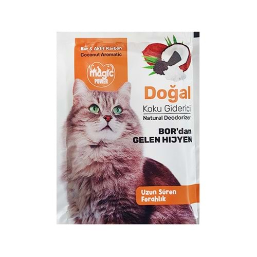 MAGİC POWER 25 GR KEDİ KUMU KOKU GİDERİCİ COCONUT AROMATİC