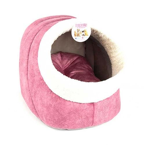 PETPRETTY COMFORT ALASKA YUVA GÜL KURUSU YATAK 47x40x38 CM