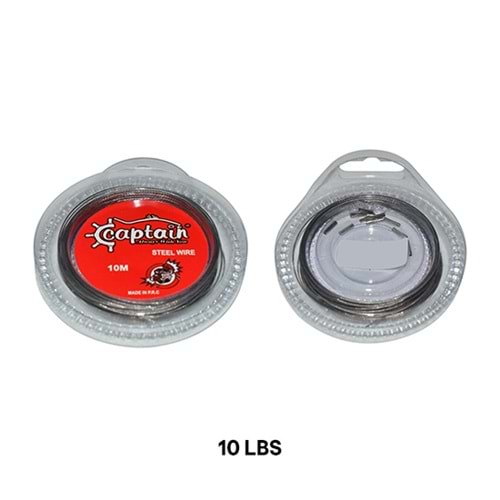 CAPTAIN ÇELİK TEL 10 LBS 10 MT