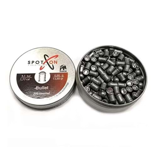 SPOTON BULLET HAVALI SAÇMA 0,90 GR 4,5 MM