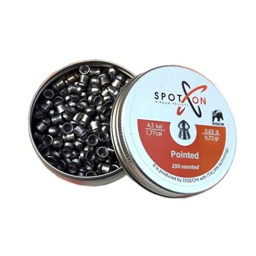 SPOTON POINTED HAVALI SAÇMA 0,63 gr 4,5 MM