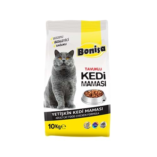 BONİSA 10 KG TAVUKLU YETİŞKİN KEDİ MAMASI