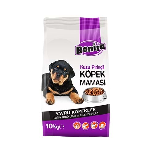 BONİSA 10 KG YAVRU KÖPEK MAMASI KUZU & PİRİNÇ