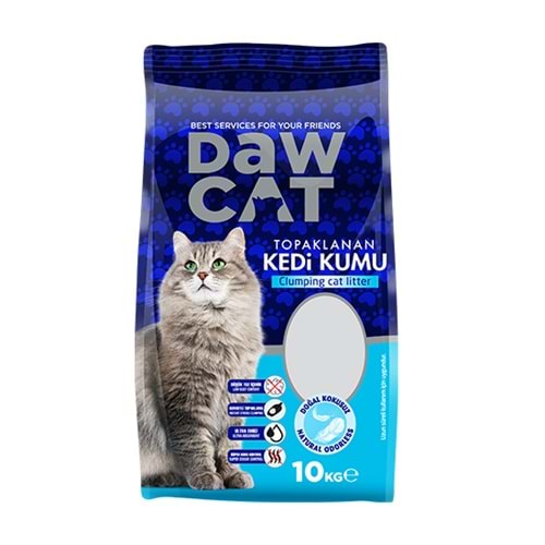 DAWCAT 10 LT BENTONİT KEDİ KUMU NATUREL