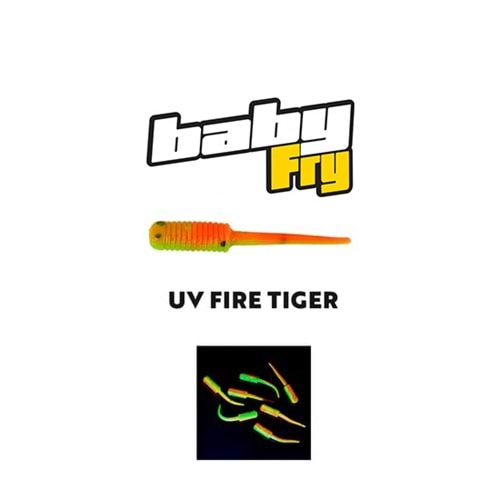FUJİN BABY FRY 2 CM LRF SİLİKONU F. FİRE TİGER