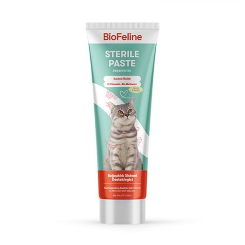 BIOFELINE 100 GR STERILISED PASTE KISIR KEDİ