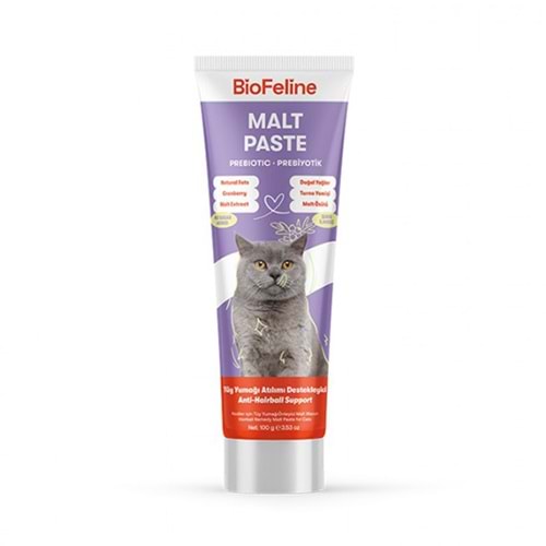BIOFELINE 100 GR MALT PASTE KEDİLER İÇİN MALT