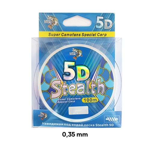 5D STEALTH NYLON LİNE MİSİNA 100 METRE 0,35 MM