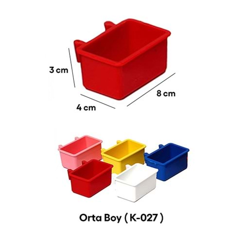 BONİSA ORTA MAMALIK KUŞ YEM KABI K-027