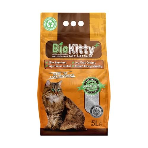 BİOKITTY 5 LT BENTONİT KEDİ KUMU NATURAL