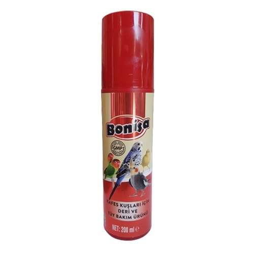BONİSA 200 ML KUŞ DERİ VE TÜY BAKIM SPREYİ