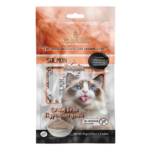 NOBILUS SOMON VE BALKABAKLI KEDİ KREMA ÖDÜLÜ 5x15g