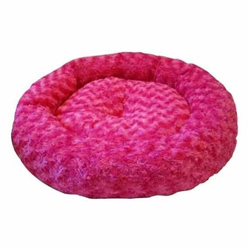 PETPRETTY SİMİT YATAK PELUŞ FUŞYA 55x55 CM
