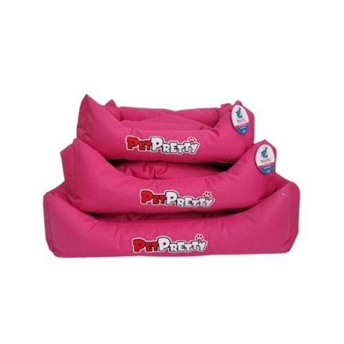 PETPRETTY DIŞ MEKAN KOLTUK YATAK 3LÜ SERİ PEMBE