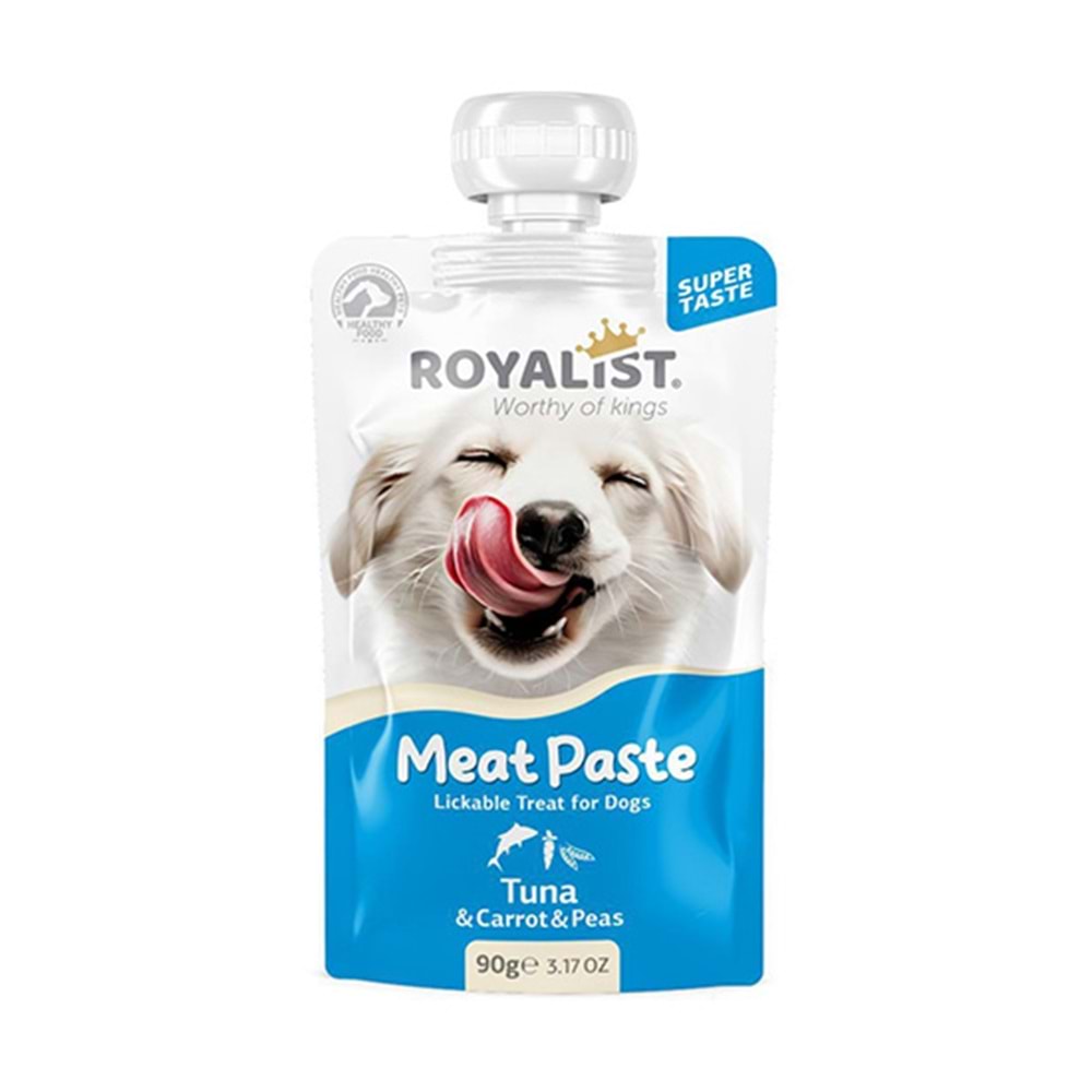 ROYALİST MEAT PASTE KÖPEK TUNA & CARROT & PEAS 90 GR