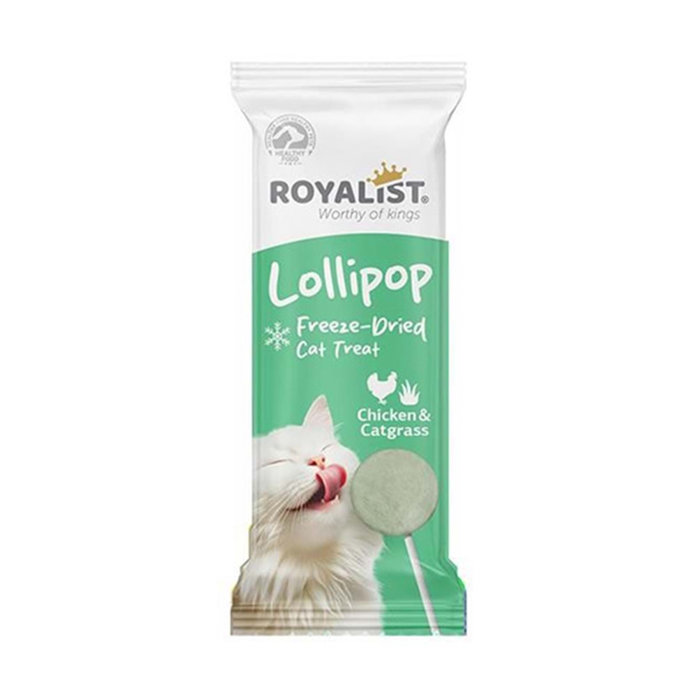 ROYALİST TAVUKLU KEDİ ÇİMLİ KEDİ LOLİPOP ÖDÜL