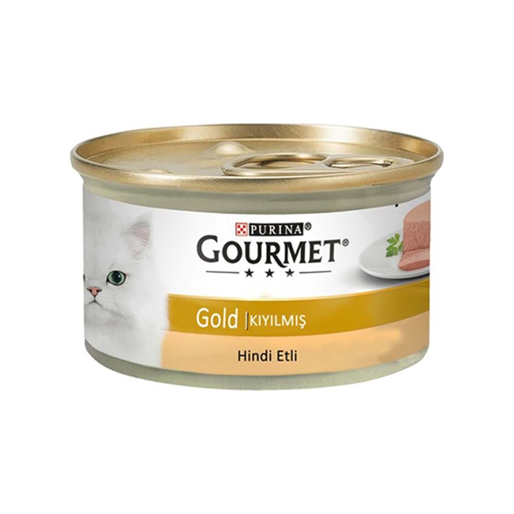 GOURMET GOLD 85 GR KEDİ KONSERVE HİNDİ ETLİ
