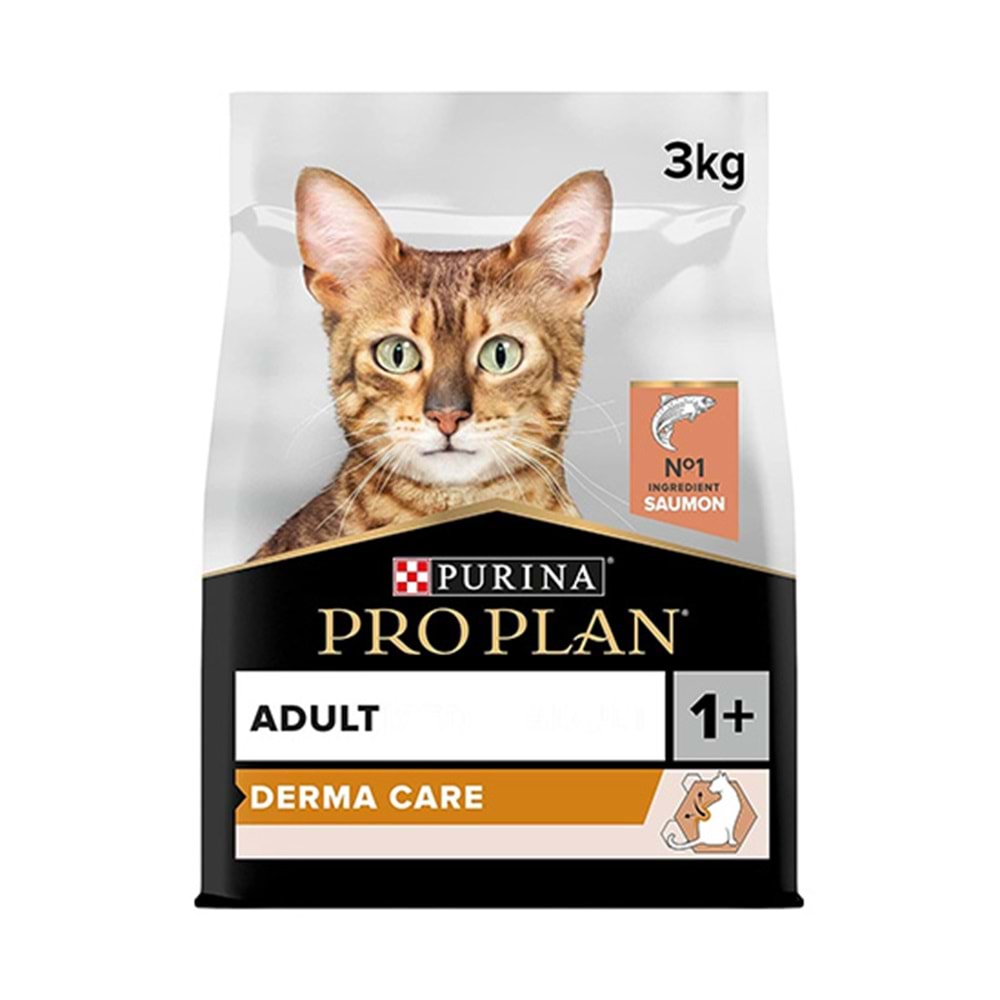 PRO PLAN 3 KG DERMA PLUS KEDİ MAMASI ZENGİN SOMON ETLİ