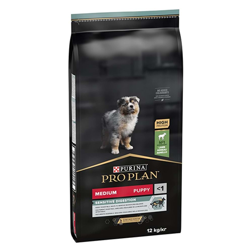 PRO PLAN 12 KG MEDIUM PUPPY KUZU ETLİ SENSITIVE YAVRU KÖPEK MAMASI
