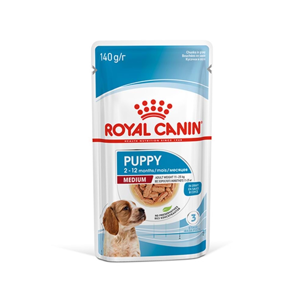ROYAL CANIN 140 GR MEDİUM PUPPY YAVRU KÖPEK KONSERVE