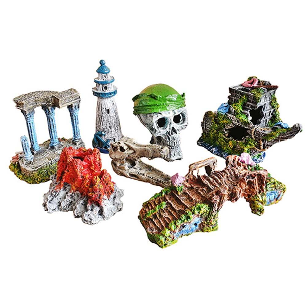 PROMİX AKVARYUM DEKORU 25 Lİ SET BÜYÜK BOY