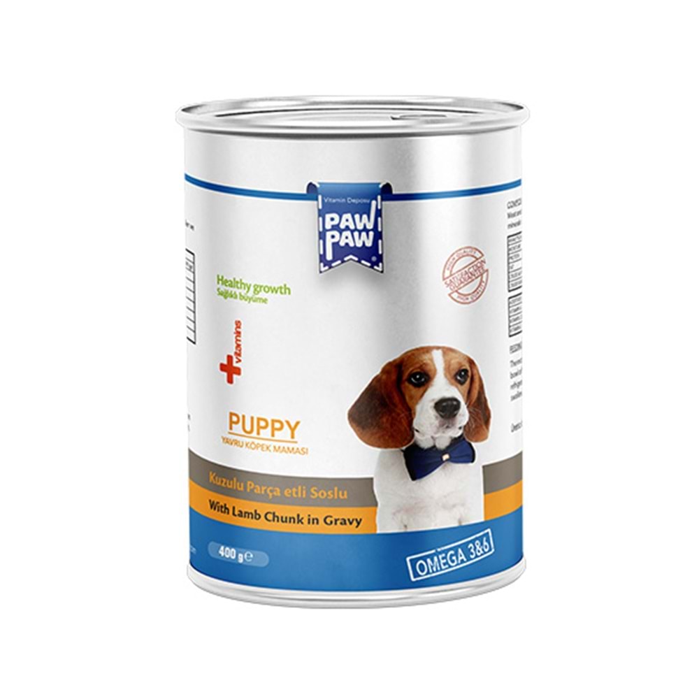 PAWPAW 400 GR YAVRU KÖPEK KONSERVE KUZULU