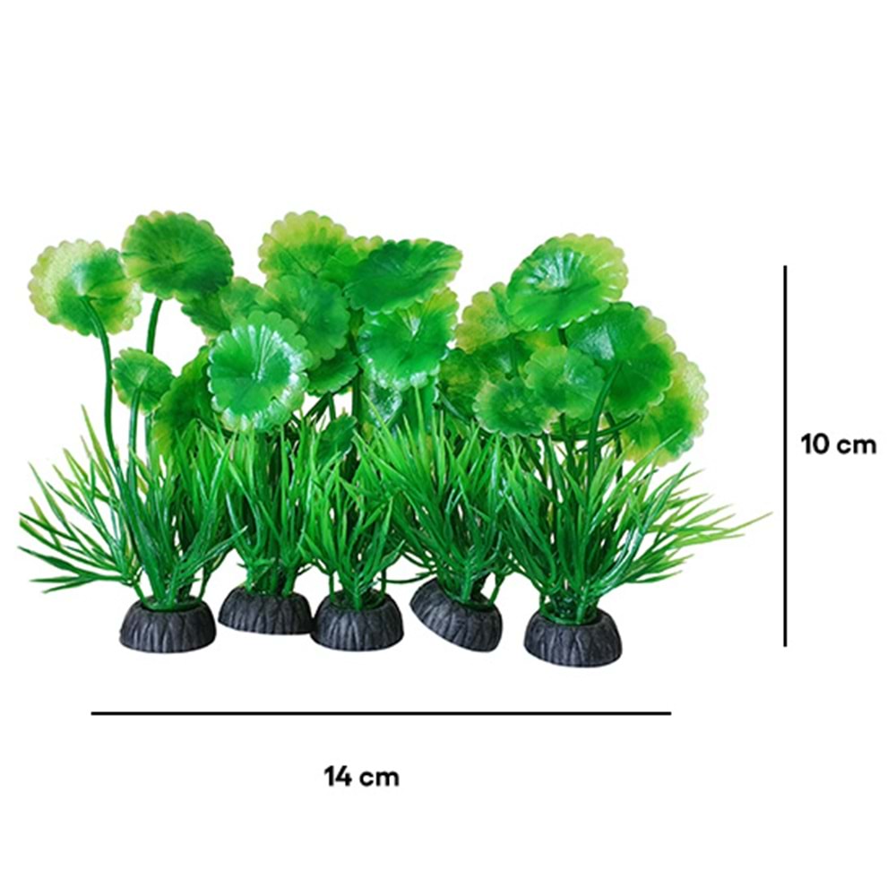 BONİSA PLASTİK BİTKİ 5 Lİ PAKET BNS-3680 ( 14 x 10 CM )