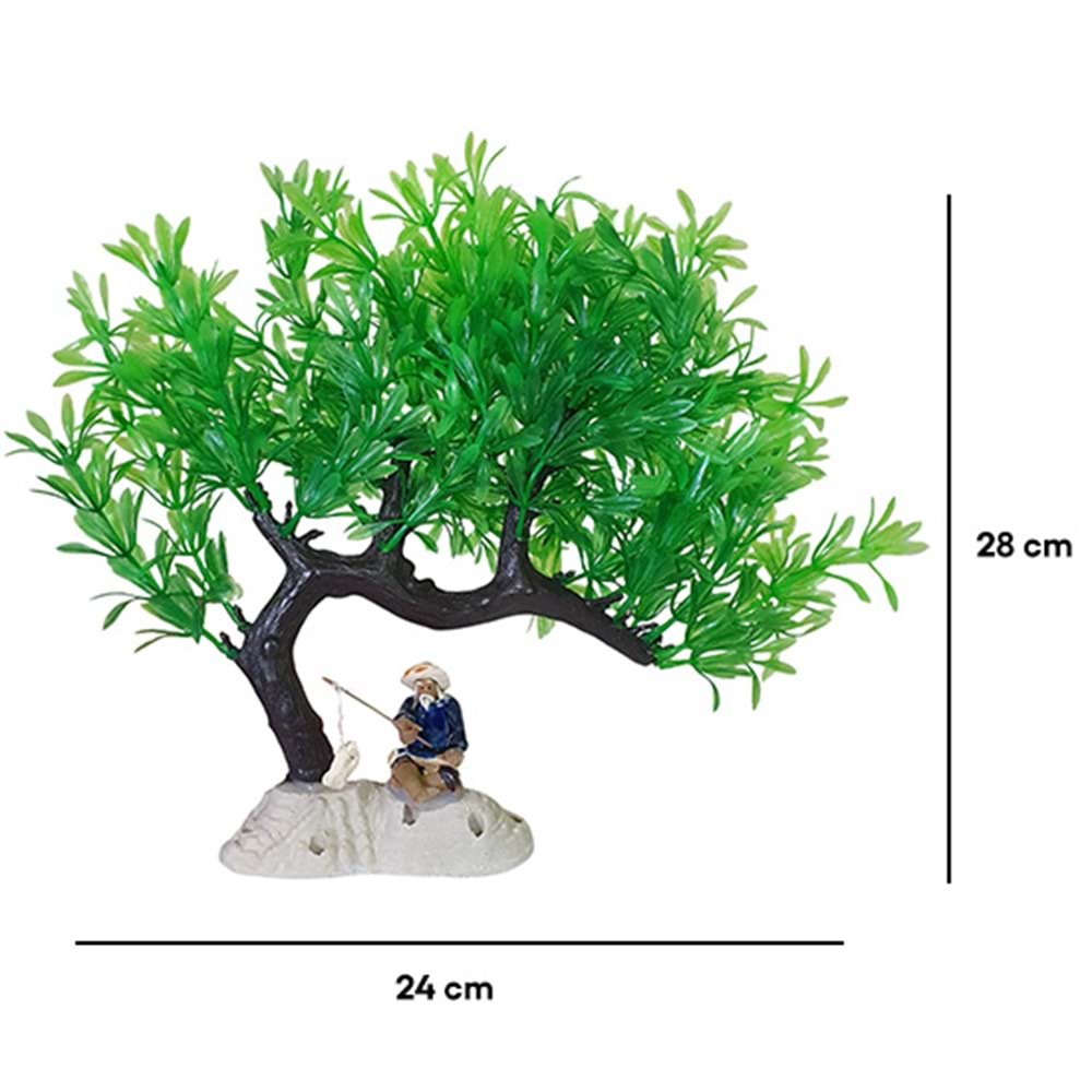 BONİSA PLASTİK BİTKİ BNS-6404 ( 24 x 28 CM )