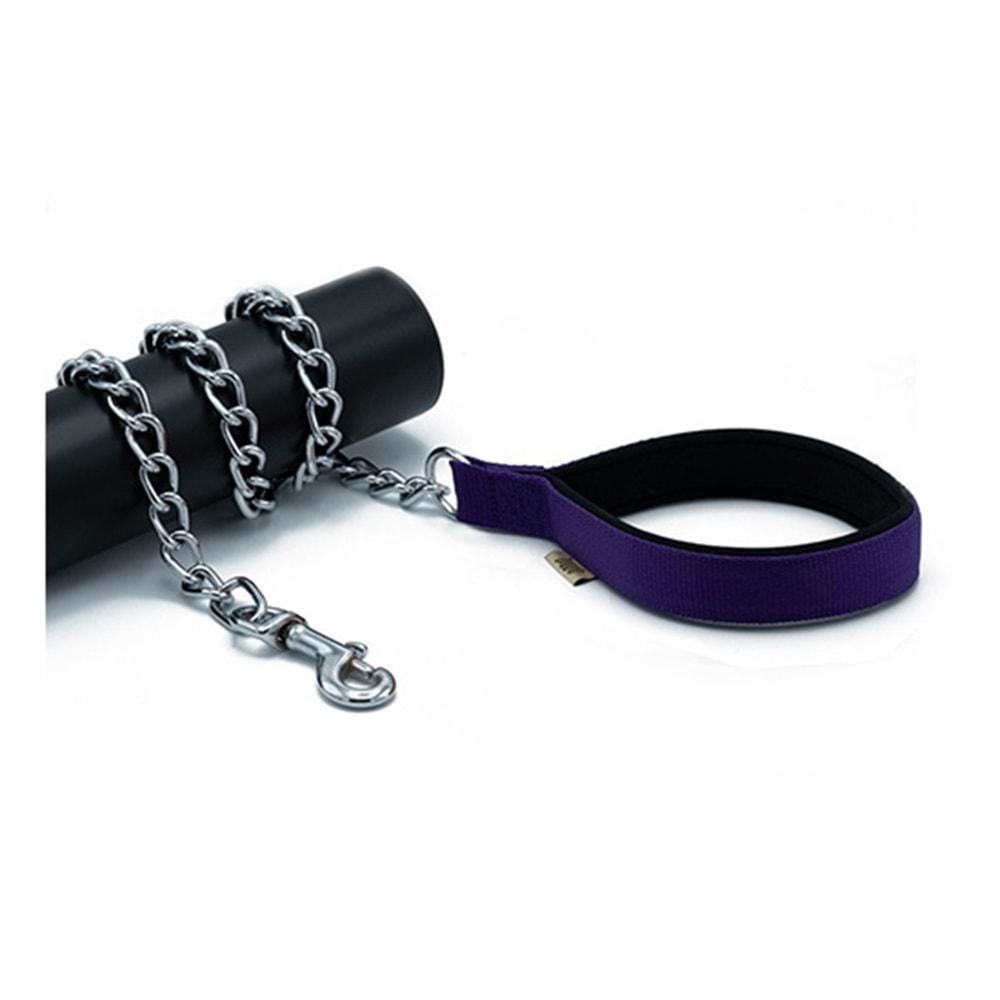 DOGGİE KONFOR DOKUMA ZİNCİR GEZDİRME MOR 4X110 CM