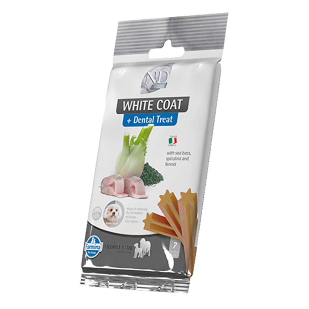 N&D 60 GR DENTAL WHİTE KÖPEK ÖDÜLÜ ORTA VE BÜYÜK IRK LEVREK REZENE