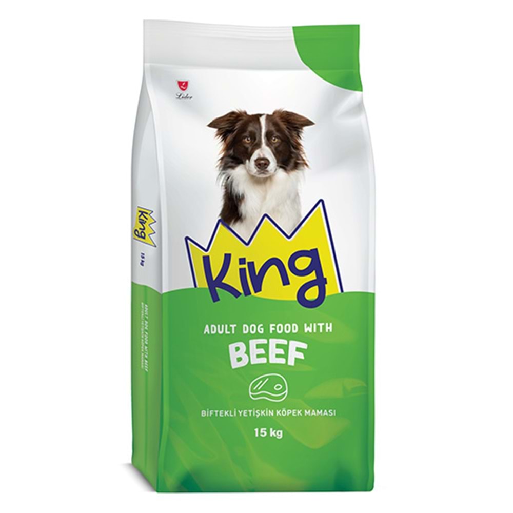 KING 15 KG YETİŞKİN KÖPEK BİFTEKLİ
