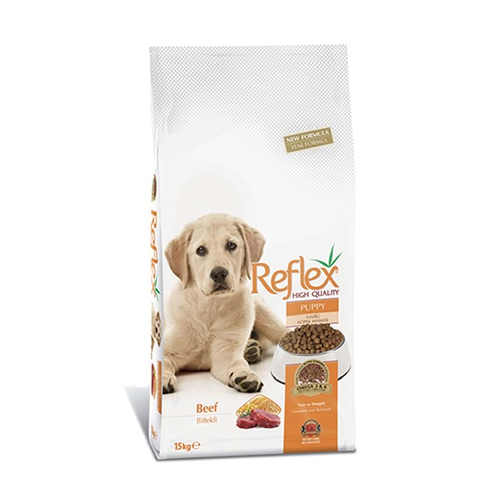 REFLEX 15 KG BEEF PUPPY YAVRU KÖPEK MAMASI BİFTEKLİ