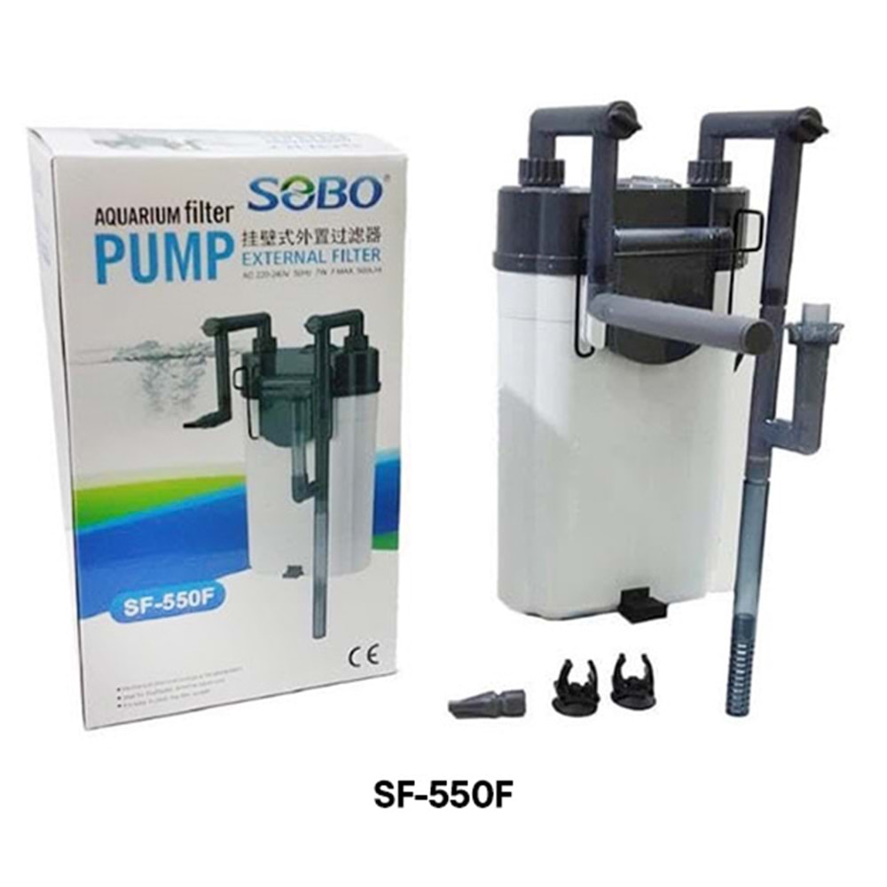SOBO SF-550F FİLTRE 8,6W 500 LT