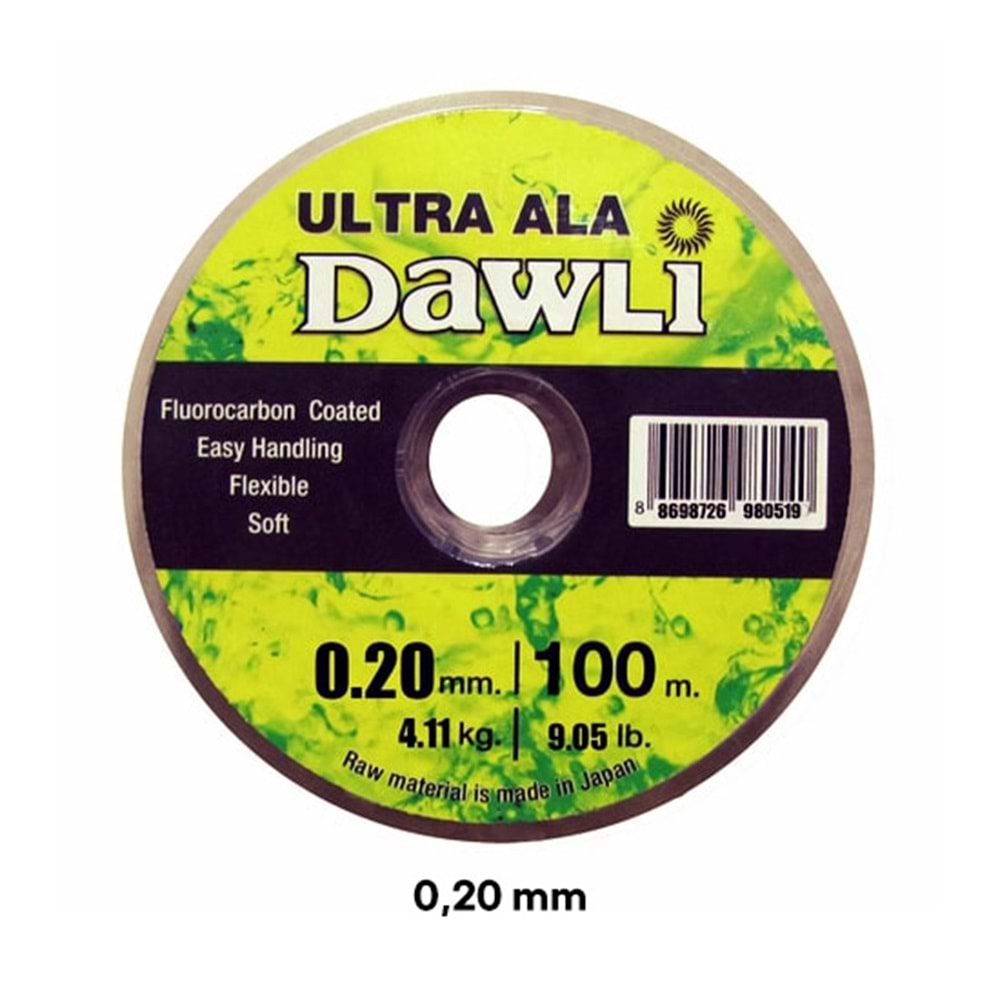 DAWLİ ULTRA ALABALIK MAKARA MİSİNA 0,20 MM