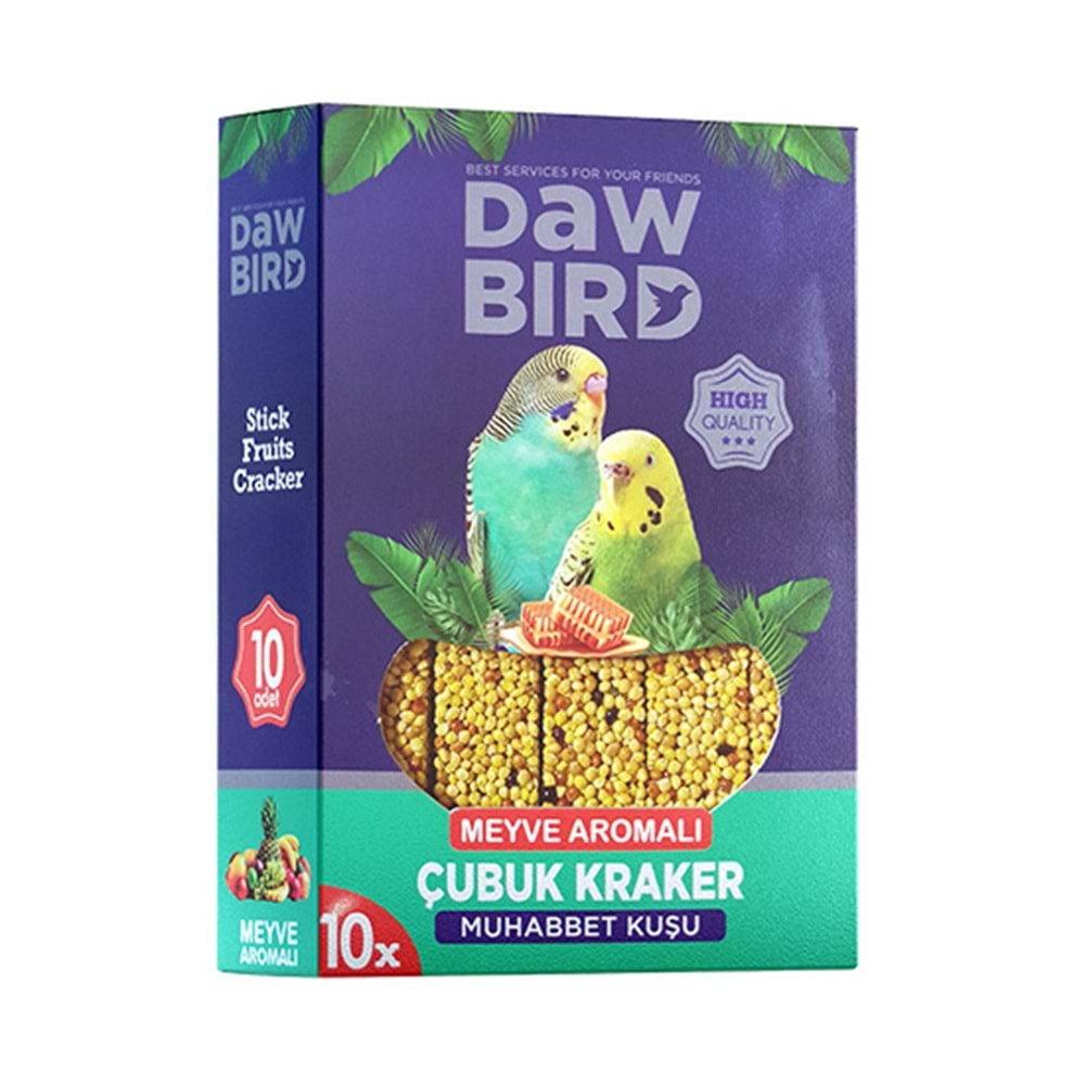 DAWBIRD 10 LU KUŞ KRAKER MEYVE AROMALI