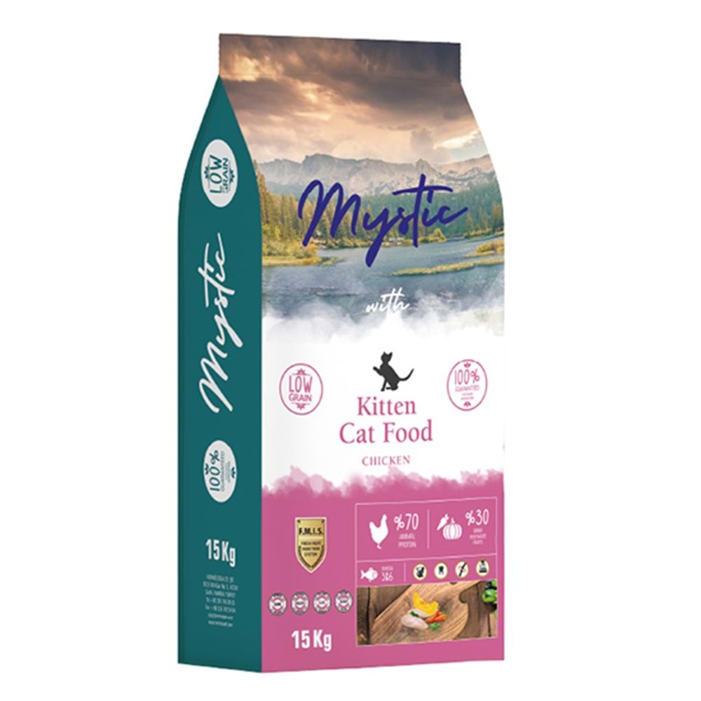 MYSTIC 15 KG YAVRU KEDİ MAMASI TAVUKLU