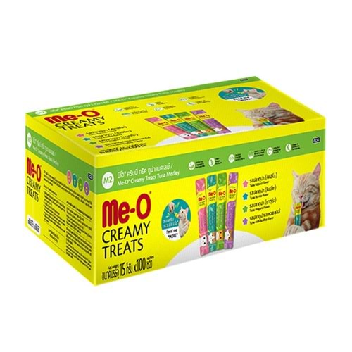 ME-O M2 CREAMY TUNA MEDLEY 15 GR 100 LÜ KUTU