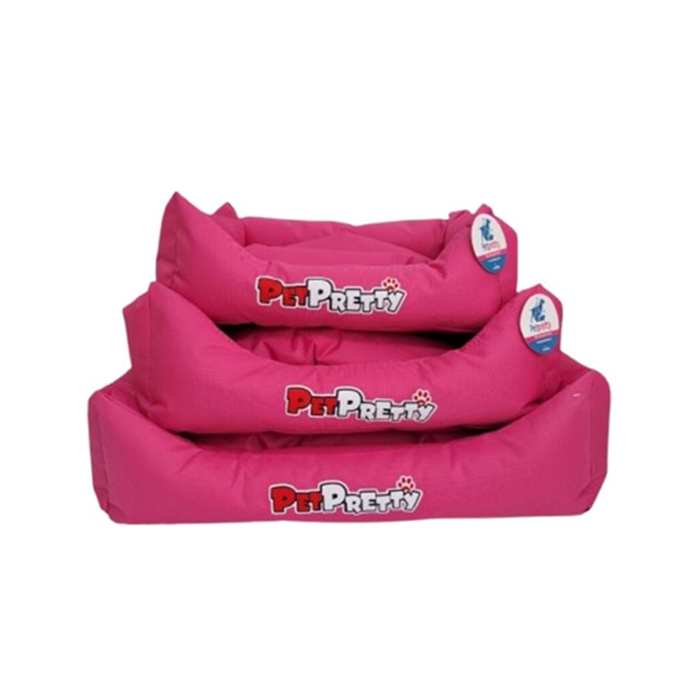 PETPRETTY DIŞ MEKAN KOLTUK YATAK 3LÜ SERİ PEMBE